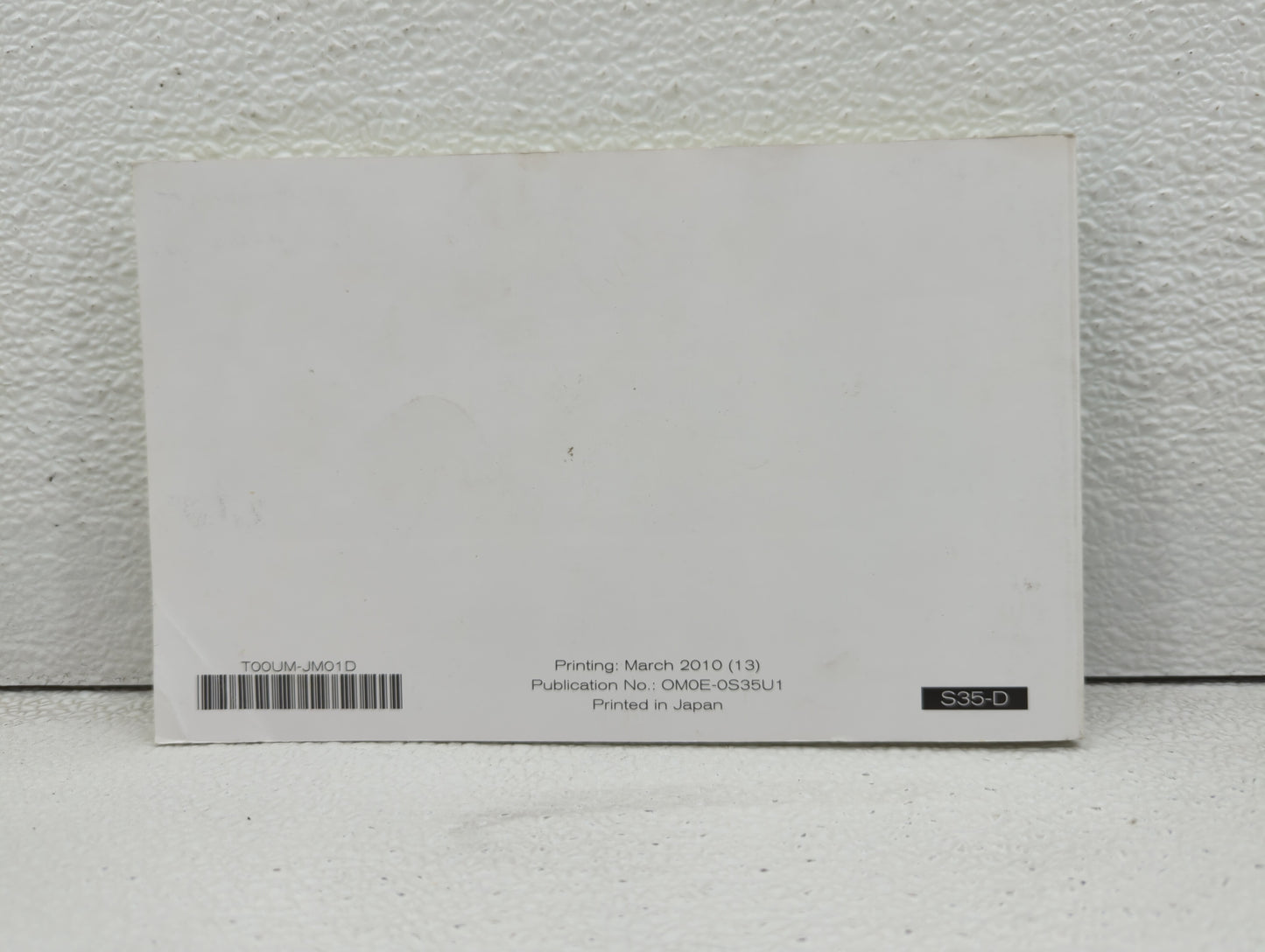2010 Nissan Rogue Owners Manual Book Guide OEM Used Auto Parts - Oemusedautoparts1.com