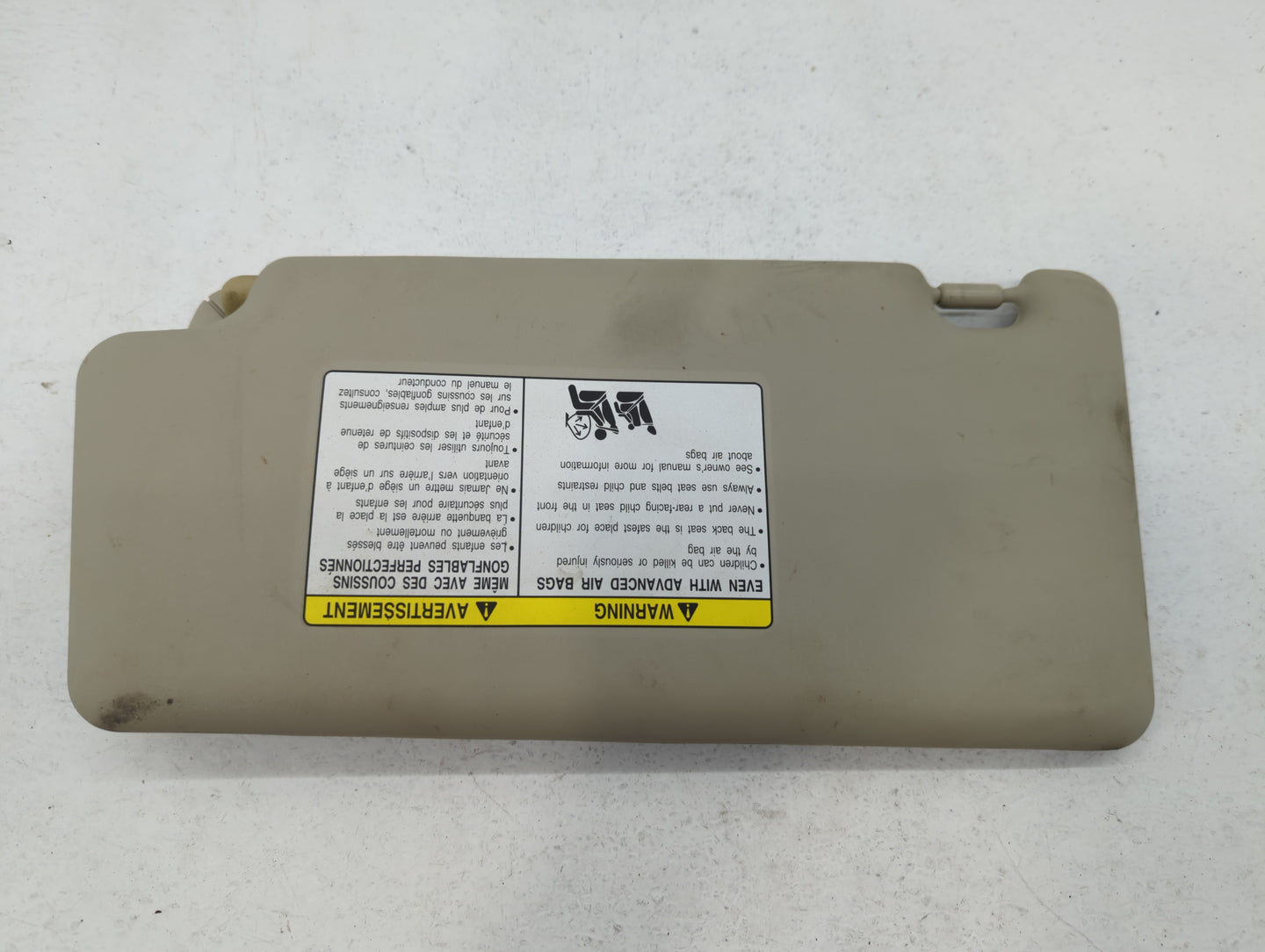 2008-2015 Nissan Rogue Sun Visor Shade Replacement Passenger Right Mirror Fits Fits 2008 2009 2010 2011 2012 2013 2014 2015 