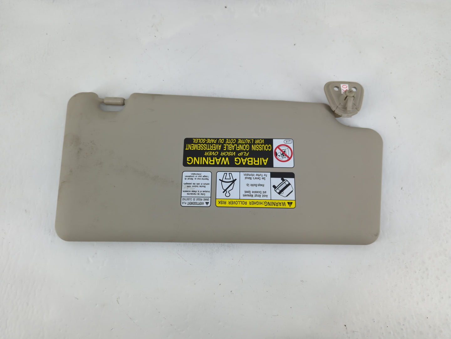 2008-2010 Nissan Rogue Sun Visor Shade Replacement Passenger Right Mirror Fits Fits 2008 2009 2010 OEM Used Auto Parts - Oem