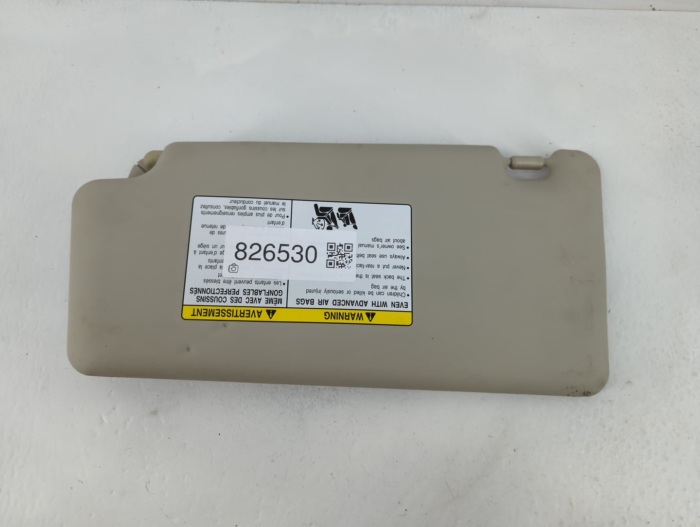2008-2010 Nissan Rogue Sun Visor Shade Replacement Passenger Right Mirror Fits Fits 2008 2009 2010 OEM Used Auto Parts - Oem