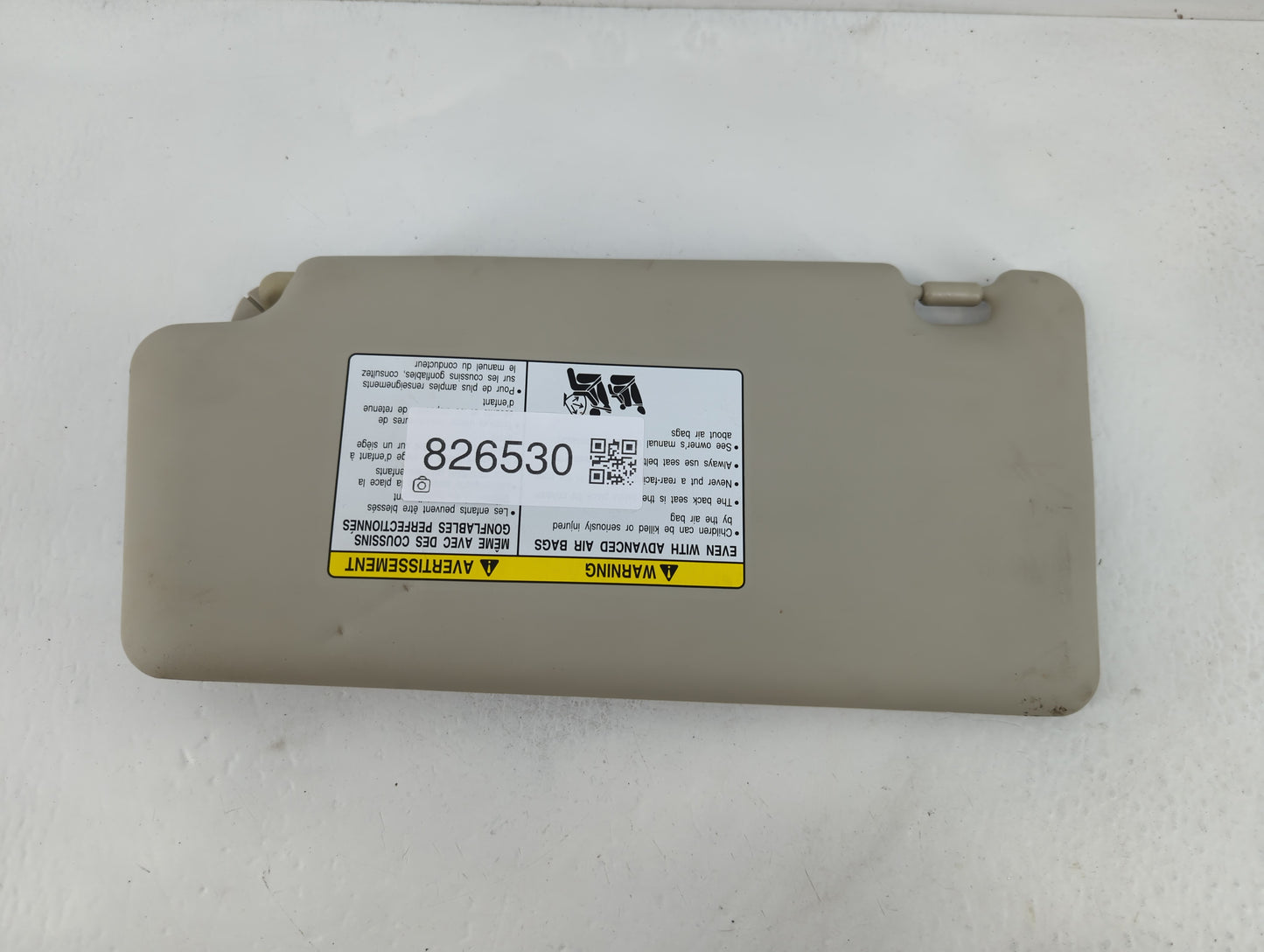 2008-2010 Nissan Rogue Sun Visor Shade Replacement Passenger Right Mirror Fits Fits 2008 2009 2010 OEM Used Auto Parts - Oem