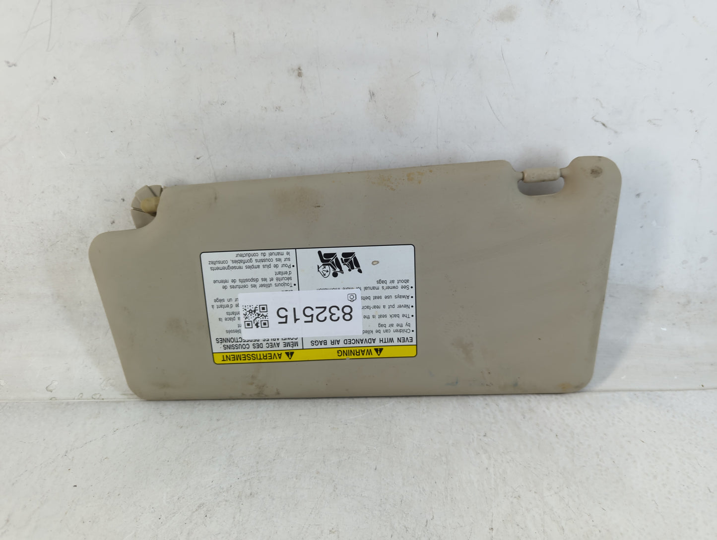 2008-2015 Nissan Rogue Sun Visor Shade Replacement Passenger Right Mirror Fits Fits 2008 2009 2010 2011 2012 2013 2014 2015 