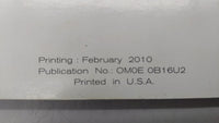 2010 Nissan Sentra Owners Manual Book Guide OEM Used Auto Parts - Oemusedautoparts1.com