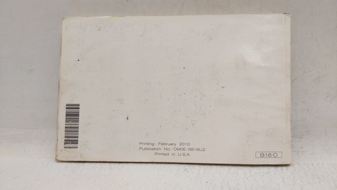 2010 Nissan Sentra Owners Manual Book Guide OEM Used Auto Parts - Oemusedautoparts1.com