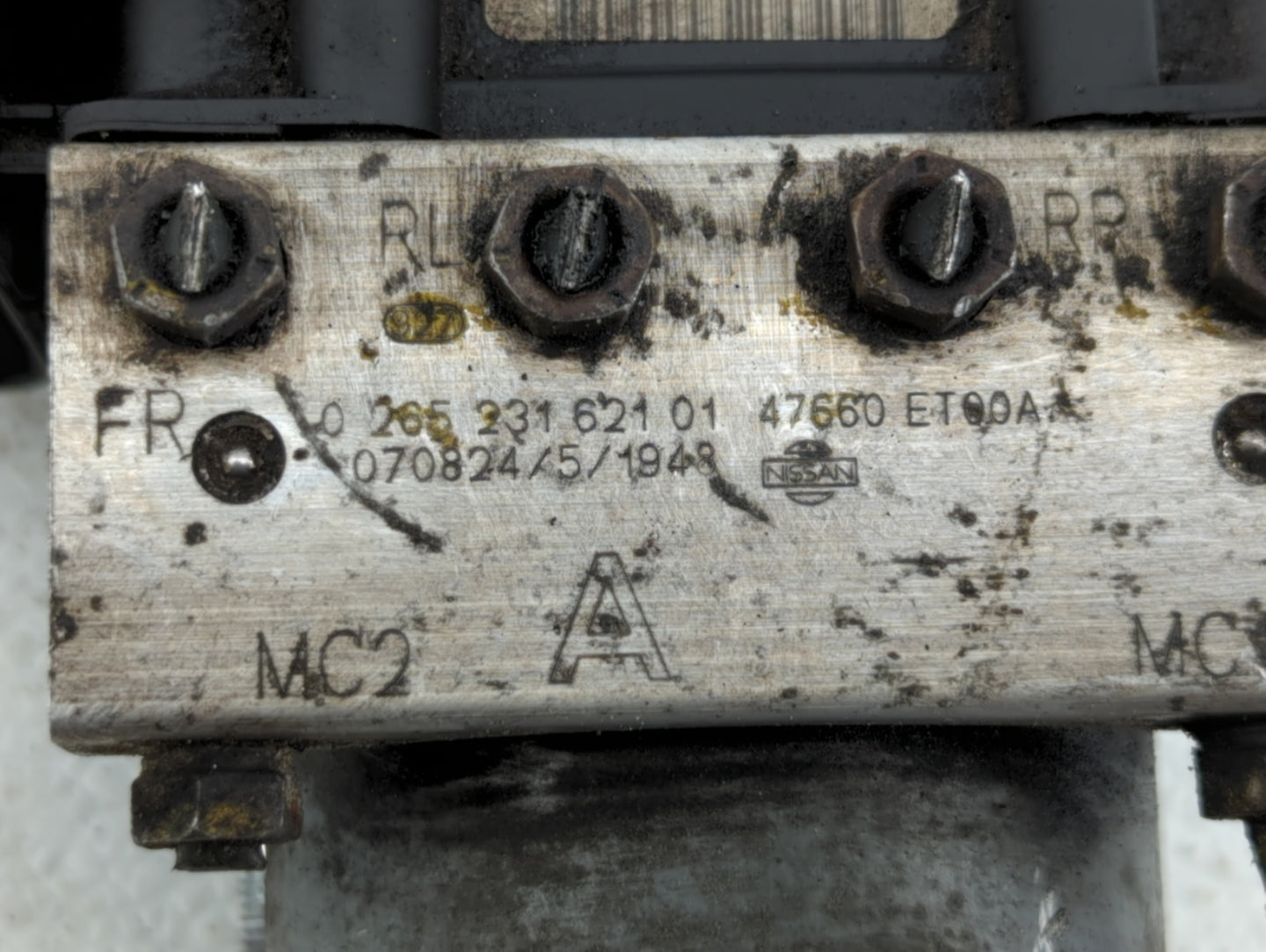 2007-2010 Nissan Sentra ABS Pump Control Module Replacement P/N:47660 ET00A 0 265 800 467 Fits Fits 2007 2008 2009 2010 OEM 