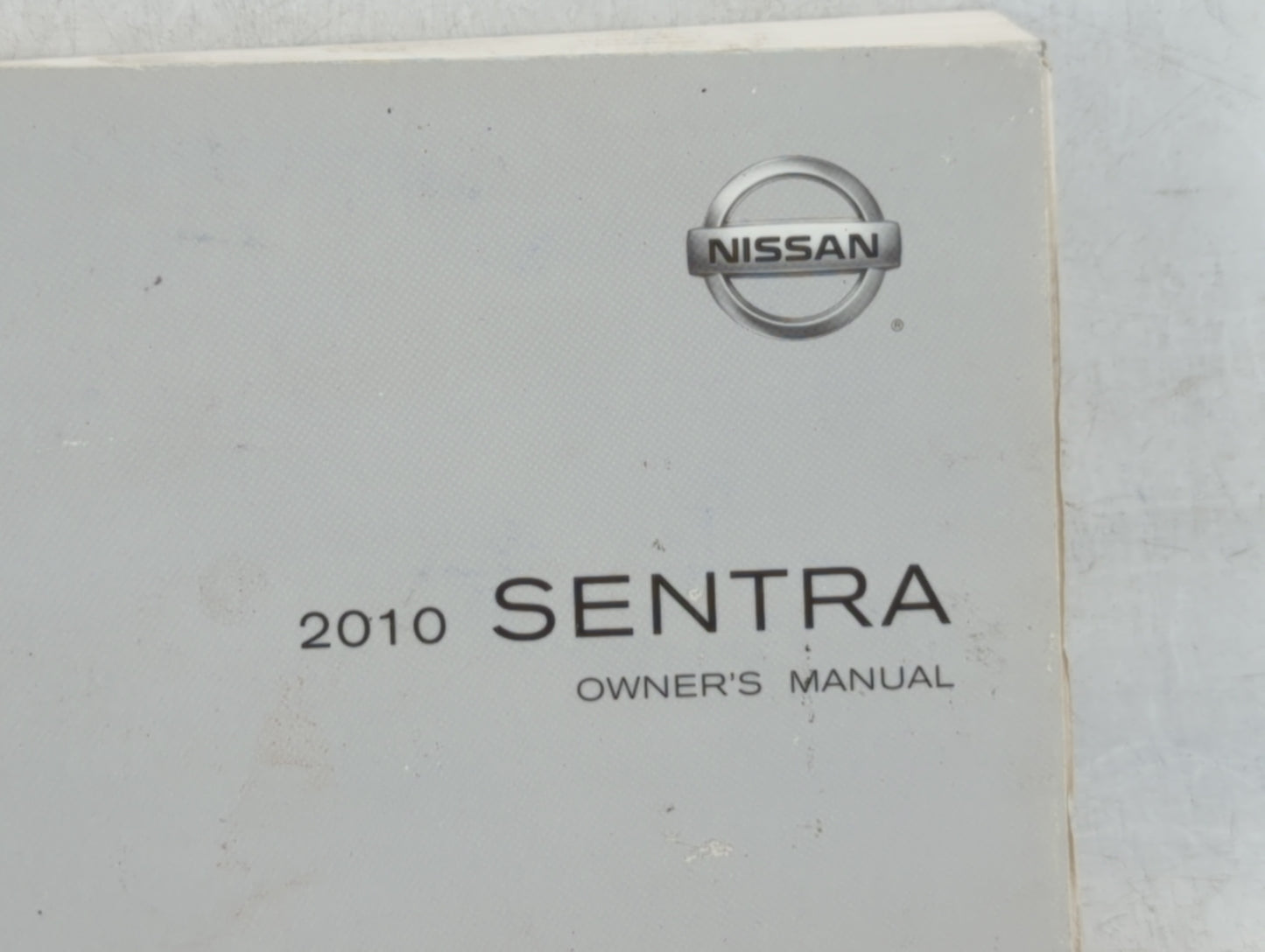 2010 Nissan Sentra Owners Manual Book Guide OEM Used Auto Parts - Oemusedautoparts1.com