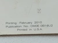2010 Nissan Sentra Owners Manual Book Guide OEM Used Auto Parts - Oemusedautoparts1.com