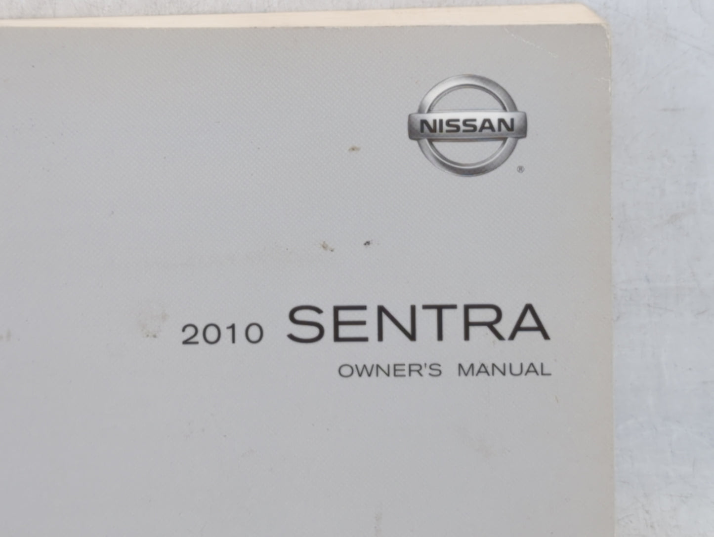 2010 Nissan Sentra Owners Manual Book Guide OEM Used Auto Parts - Oemusedautoparts1.com
