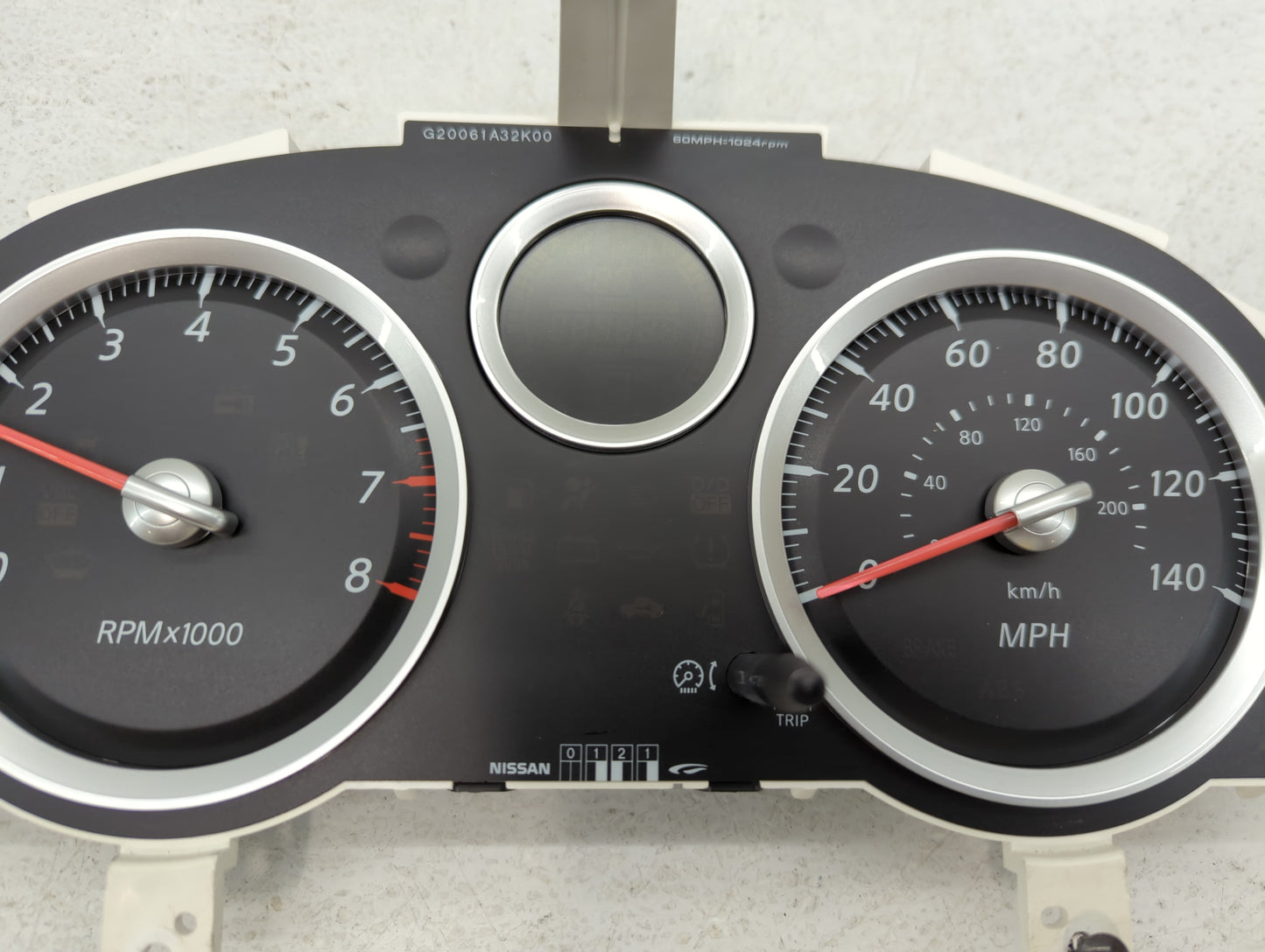 2010 Nissan Sentra Instrument Cluster Speedometer Gauges P/N:24810ZT70A 24810ZT70R Fits OEM Used Auto Parts - Oemusedautopar