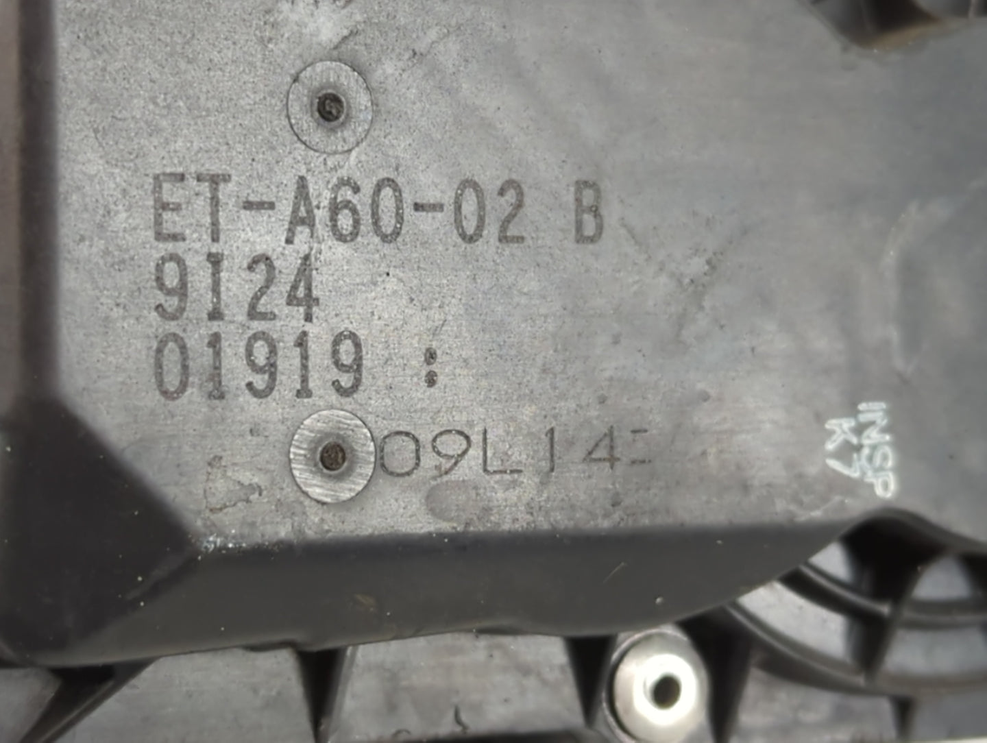 2007-2012 Nissan Sentra Throttle Body P/N:9124 ET-A60-02 B Fits OEM Used Auto Parts - Oemusedautoparts1.com