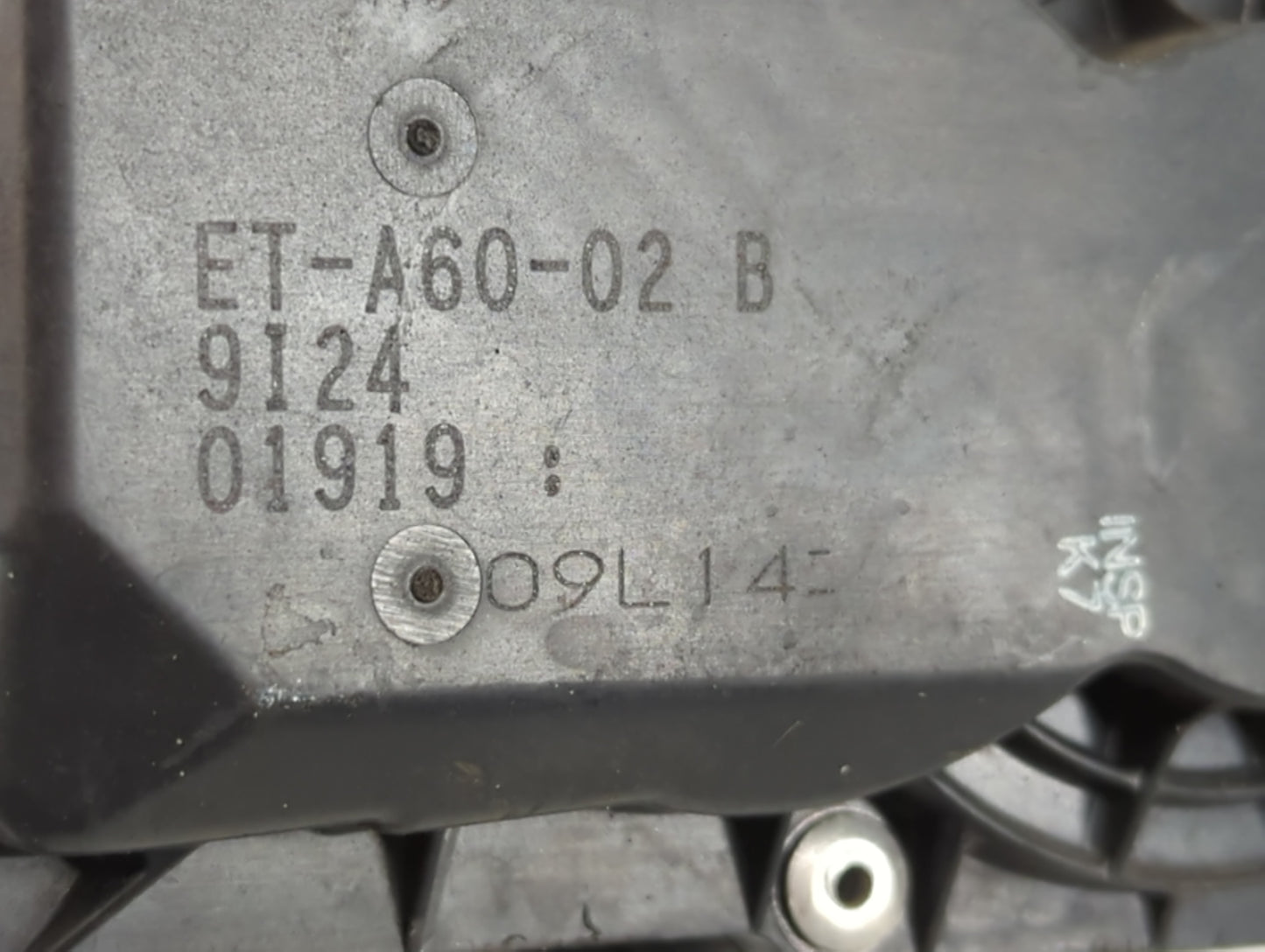 2007-2012 Nissan Sentra Throttle Body P/N:9124 ET-A60-02 B Fits OEM Used Auto Parts - Oemusedautoparts1.com