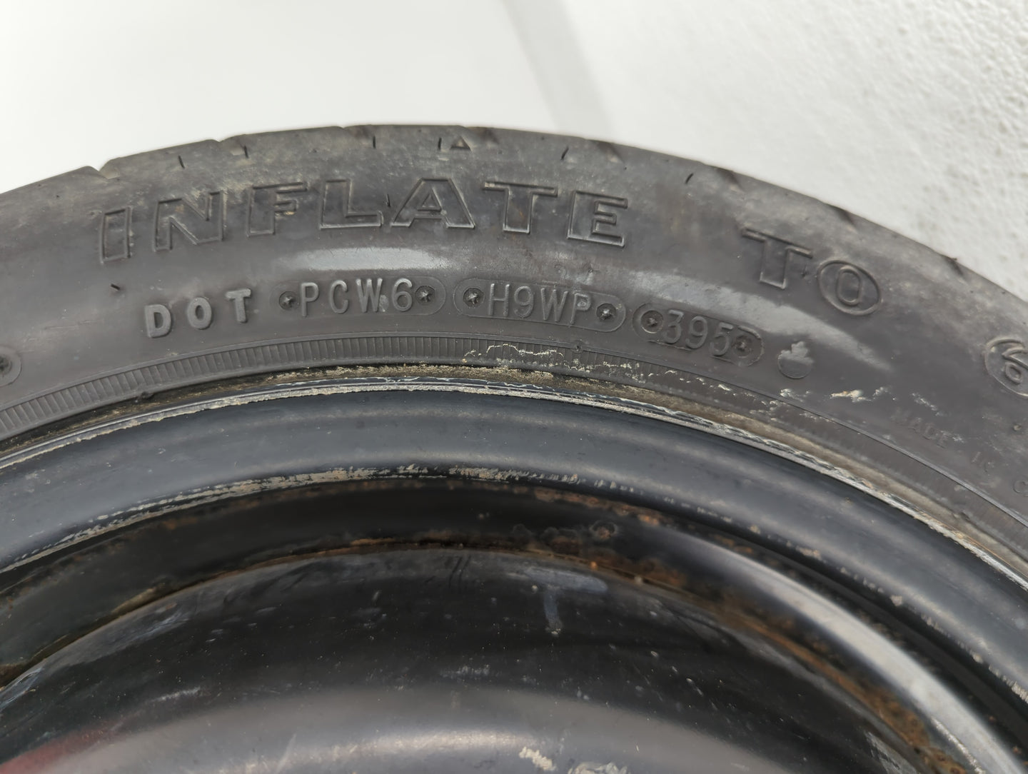 2007-2012 Nissan Sentra Spare Donut Tire Wheel Rim Oem - Oemusedautoparts1.com
