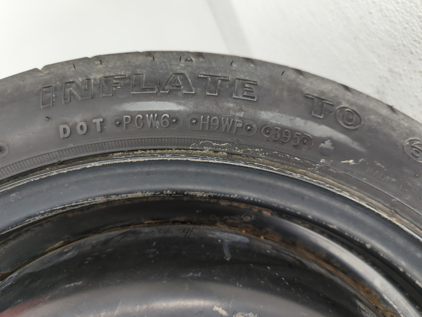 2007-2012 Nissan Sentra Spare Donut Tire Wheel Rim Oem - Oemusedautoparts1.com