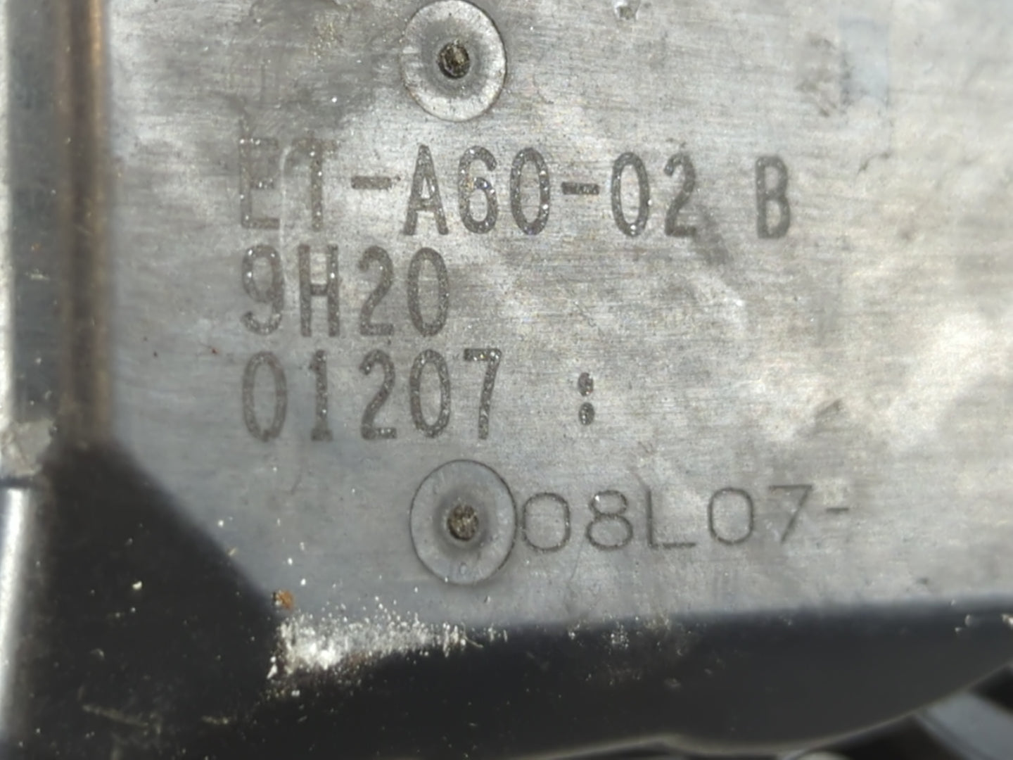 2007-2012 Nissan Sentra Throttle Body P/N:ET-A60-02 B Fits OEM Used Auto Parts - Oemusedautoparts1.com