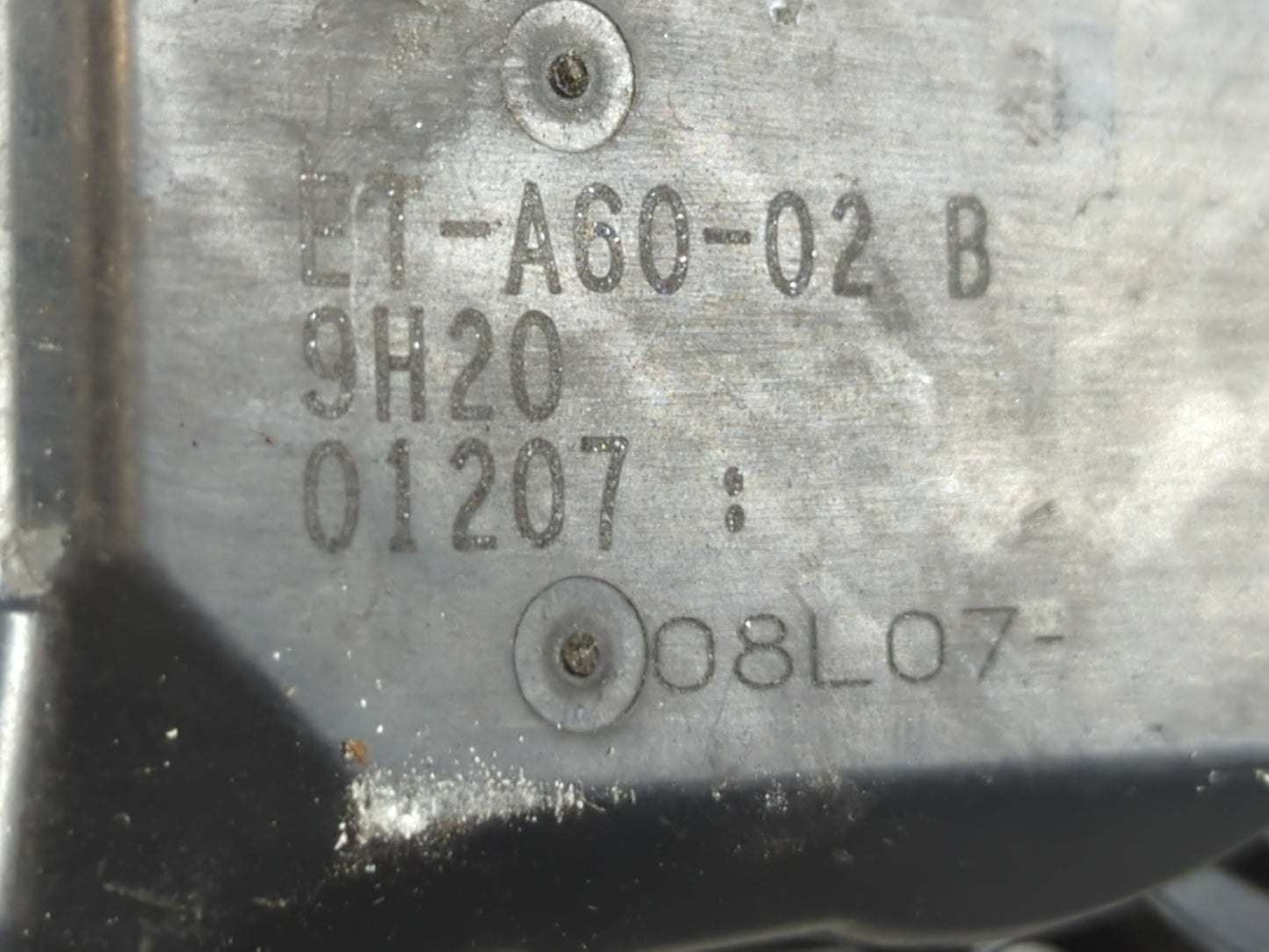 2007-2012 Nissan Sentra Throttle Body P/N:ET-A60-02 B Fits OEM Used Auto Parts - Oemusedautoparts1.com