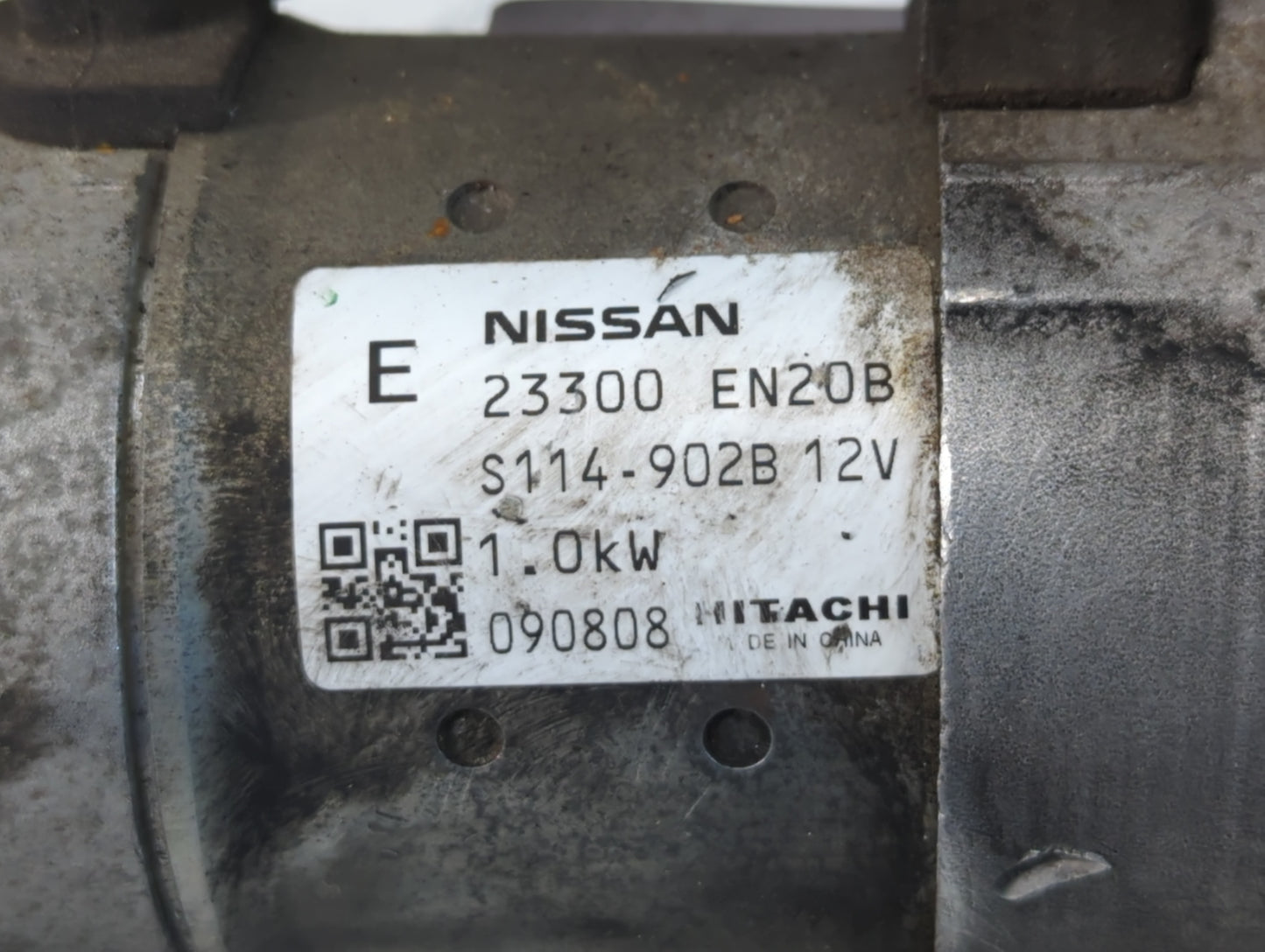 2010-2012 Nissan Sentra Car Starter Motor Solenoid OEM P/N:S114-902B 23300 EN20B Fits Fits 2010 2011 2012 2013 OEM Used Auto