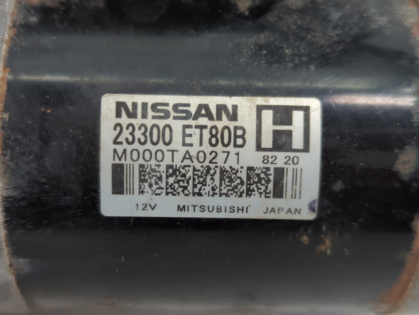 2007-2012 Nissan Sentra Car Starter Motor Solenoid OEM P/N:M000TA0271 23300 ET80B Fits Fits 2007 2008 2009 2010 2011 2012 OE