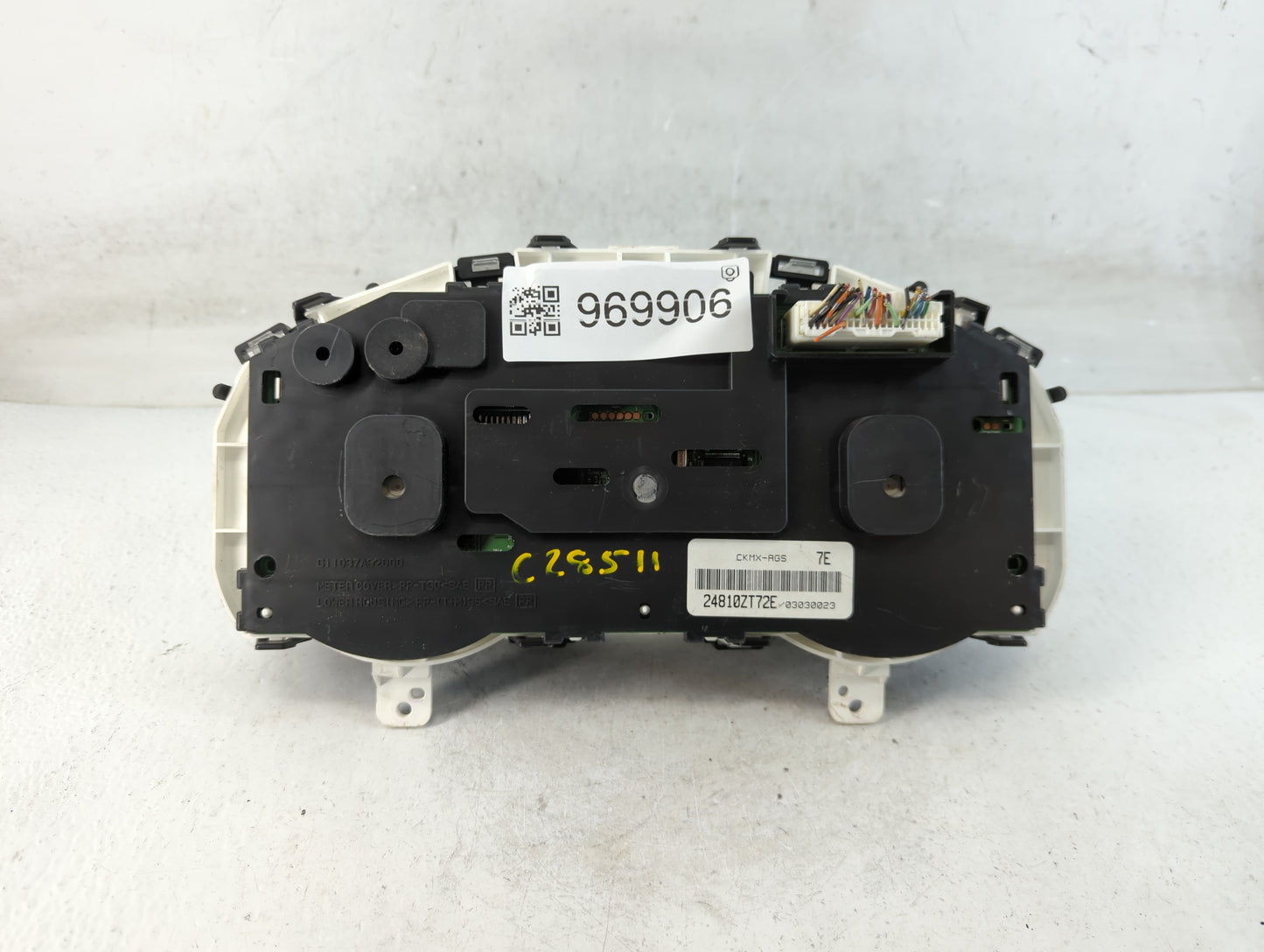 2010 Nissan Sentra Instrument Cluster Speedometer Gauges P/N:24810ZT72E Fits OEM Used Auto Parts - Oemusedautoparts1.com