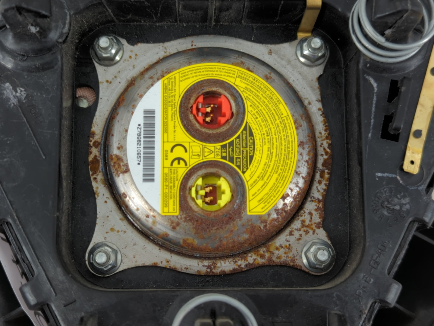 2010 Nissan Tiida Air Bag Driver Left Steering Wheel Mounted - Oemusedautoparts1.com