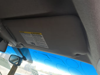 compare product 2010 Nissan Titan Sun Visor Shade Replacement Passenger Right Mirror Fits OEM Used Auto Parts