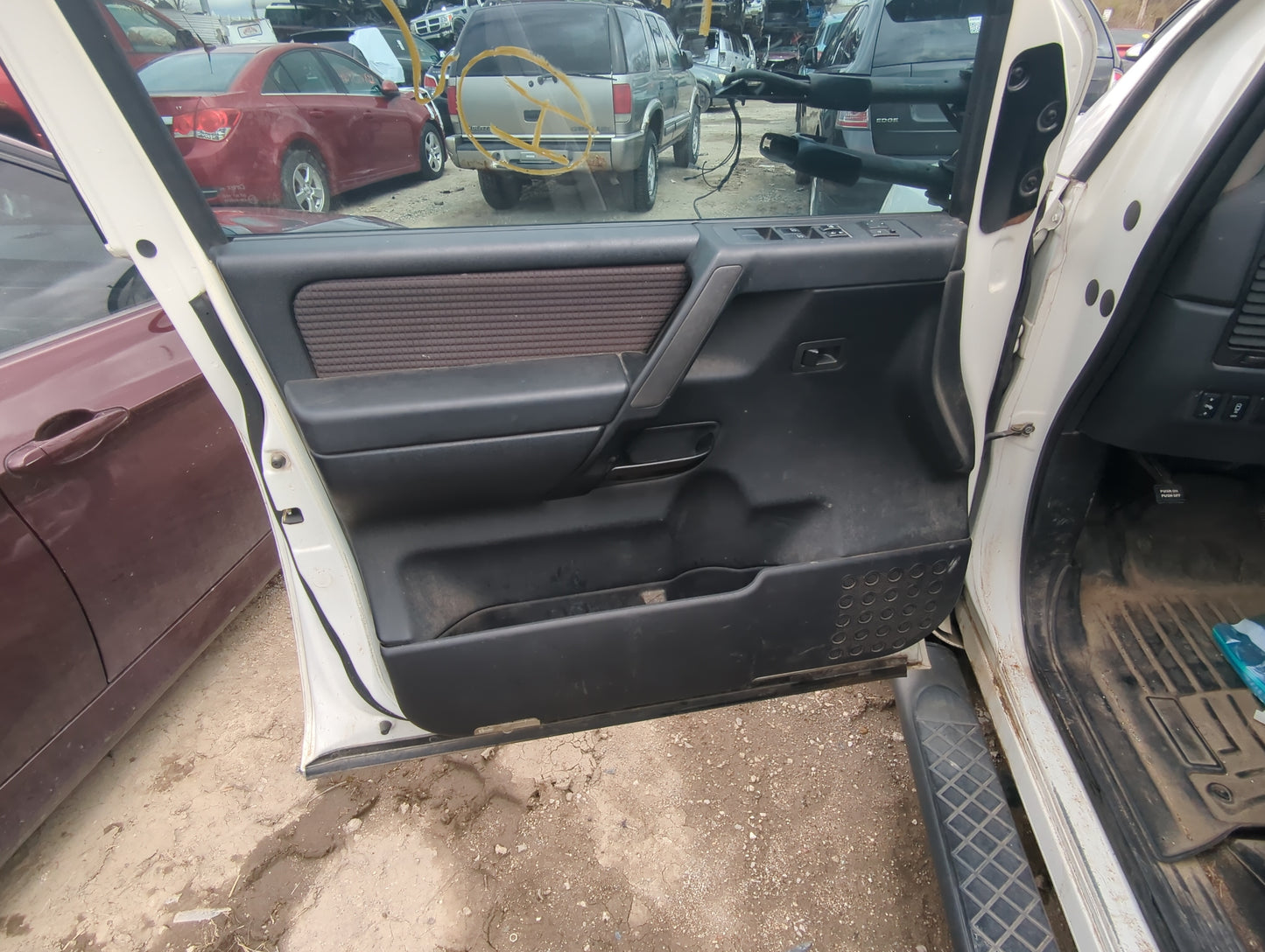 2010 Nissan Titan Front Left Driver Interior Door Panel Trim - Oemusedautoparts1.com