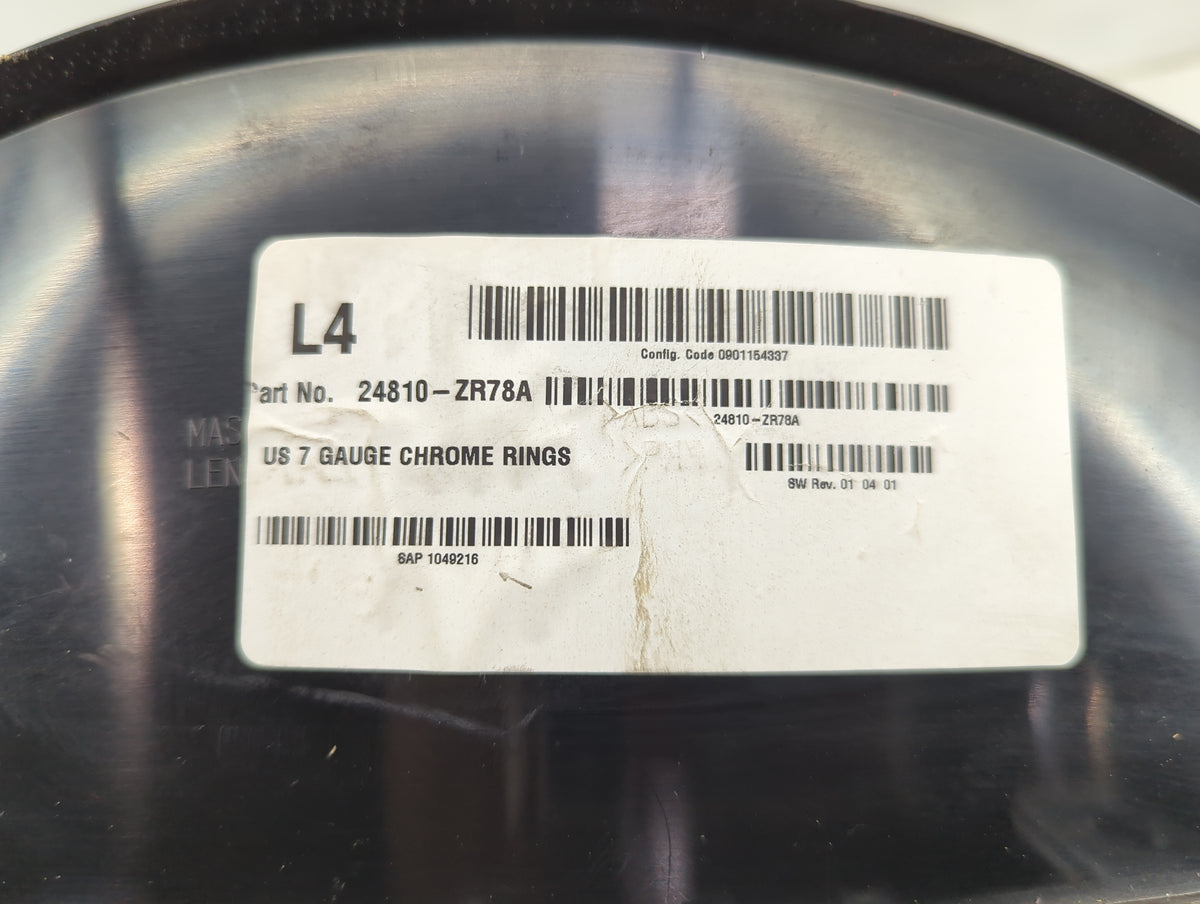 2010 Nissan Titan Instrument Cluster Speedometer Gauges P/N:24810-ZR78A Miles:190K Fits OEM Used Auto Parts - Oemusedautopar