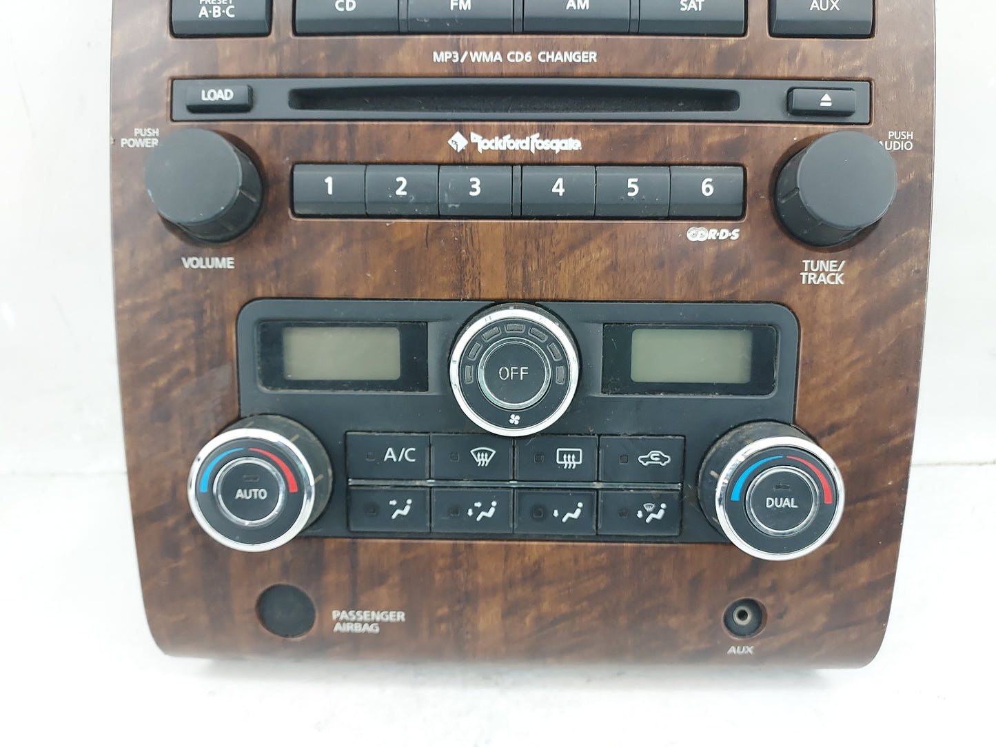 2010 Nissan Titan Climate Control Module Temperature AC/Heater Replacement Fits OEM Used Auto Parts - Oemusedautoparts1.com