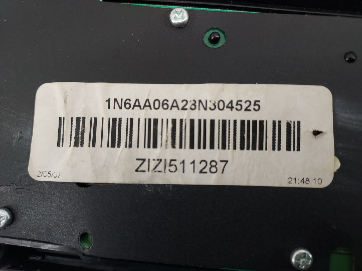 2010 Nissan Titan Climate Control Module Temperature AC/Heater Replacement Fits OEM Used Auto Parts - Oemusedautoparts1.com