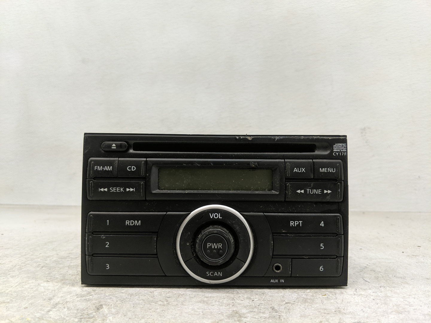 2010-2012 Nissan Versa Radio AM FM Cd Player Receiver Replacement P/N:28185 3AN0A Fits Fits 2010 2011 2012 2014 2015 2016 OE