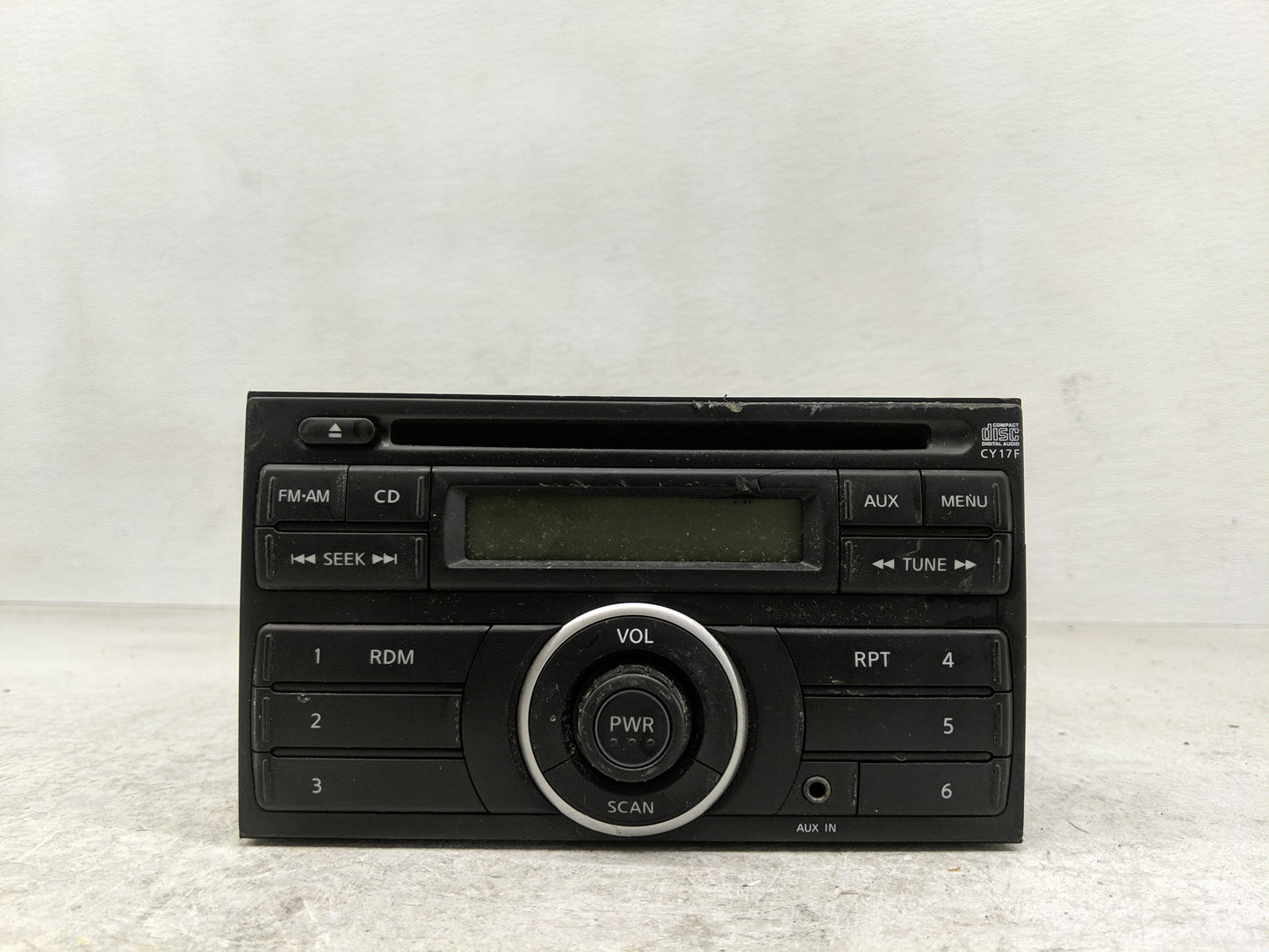 2010-2012 Nissan Versa Radio AM FM Cd Player Receiver Replacement P/N:28185 3AN0A Fits Fits 2010 2011 2012 2014 2015 2016 OE