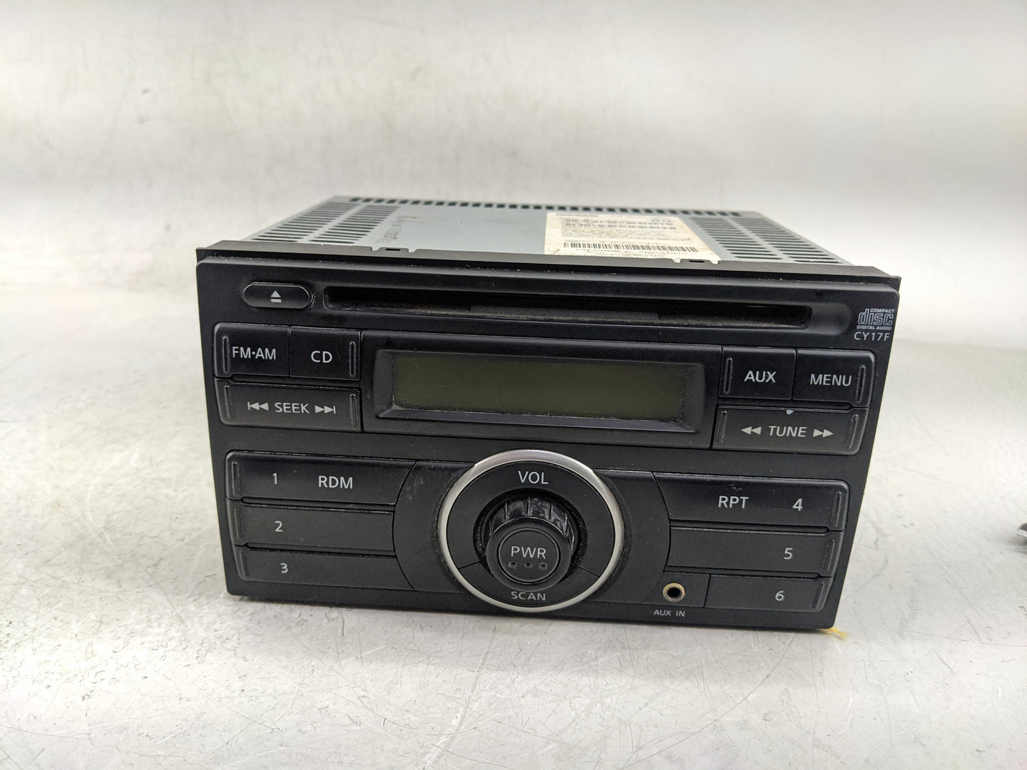 2010-2012 Nissan Versa Radio AM FM Cd Player Receiver Replacement P/N:28185 ZW80D Fits Fits 2010 2011 2012 2014 2015 2016 OE