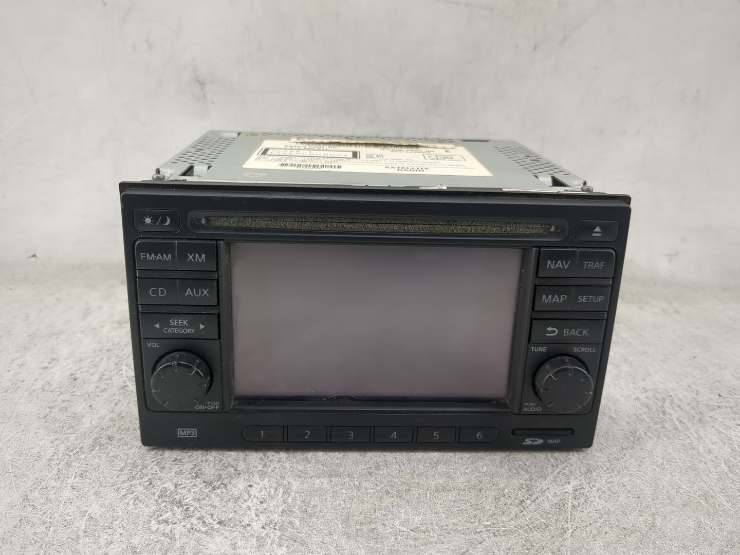 2010-2011 Nissan Versa Radio AM FM Cd Player Receiver Replacement P/N:25915ZW80B 7612830011 Fits Fits 2010 2011 OEM Used Aut