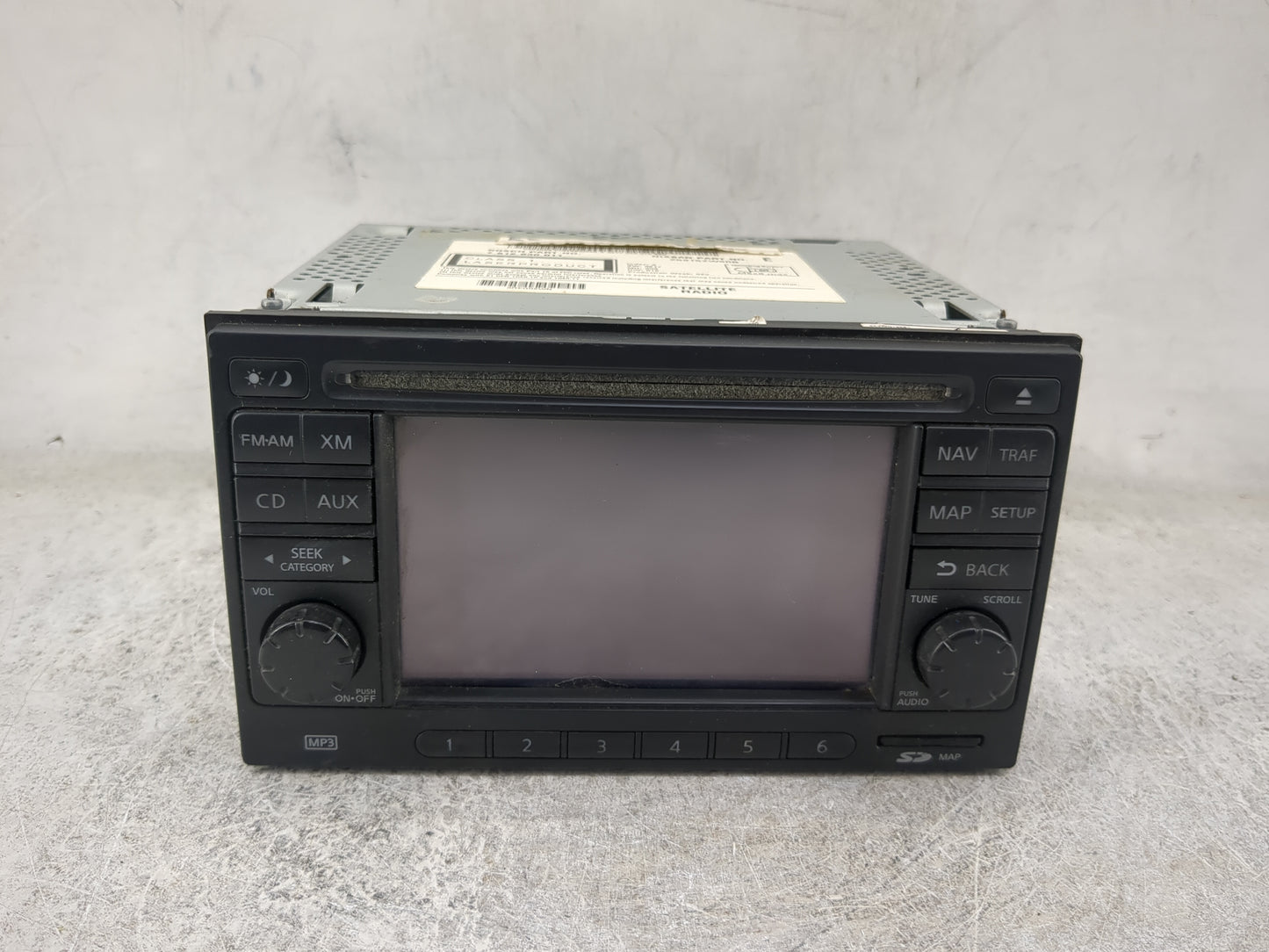 2010-2011 Nissan Versa Radio AM FM Cd Player Receiver Replacement P/N:25915ZW80B 7612830011 Fits Fits 2010 2011 OEM Used Aut