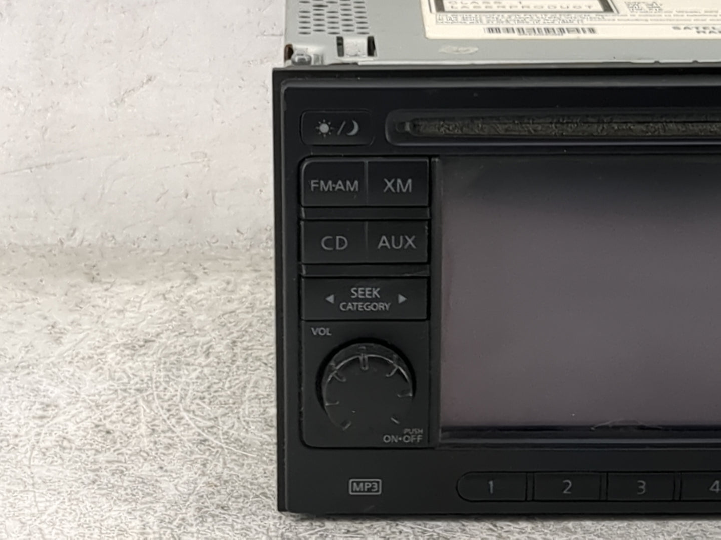 2010-2011 Nissan Versa Radio AM FM Cd Player Receiver Replacement P/N:25915ZW80B 7612830011 Fits Fits 2010 2011 OEM Used Aut