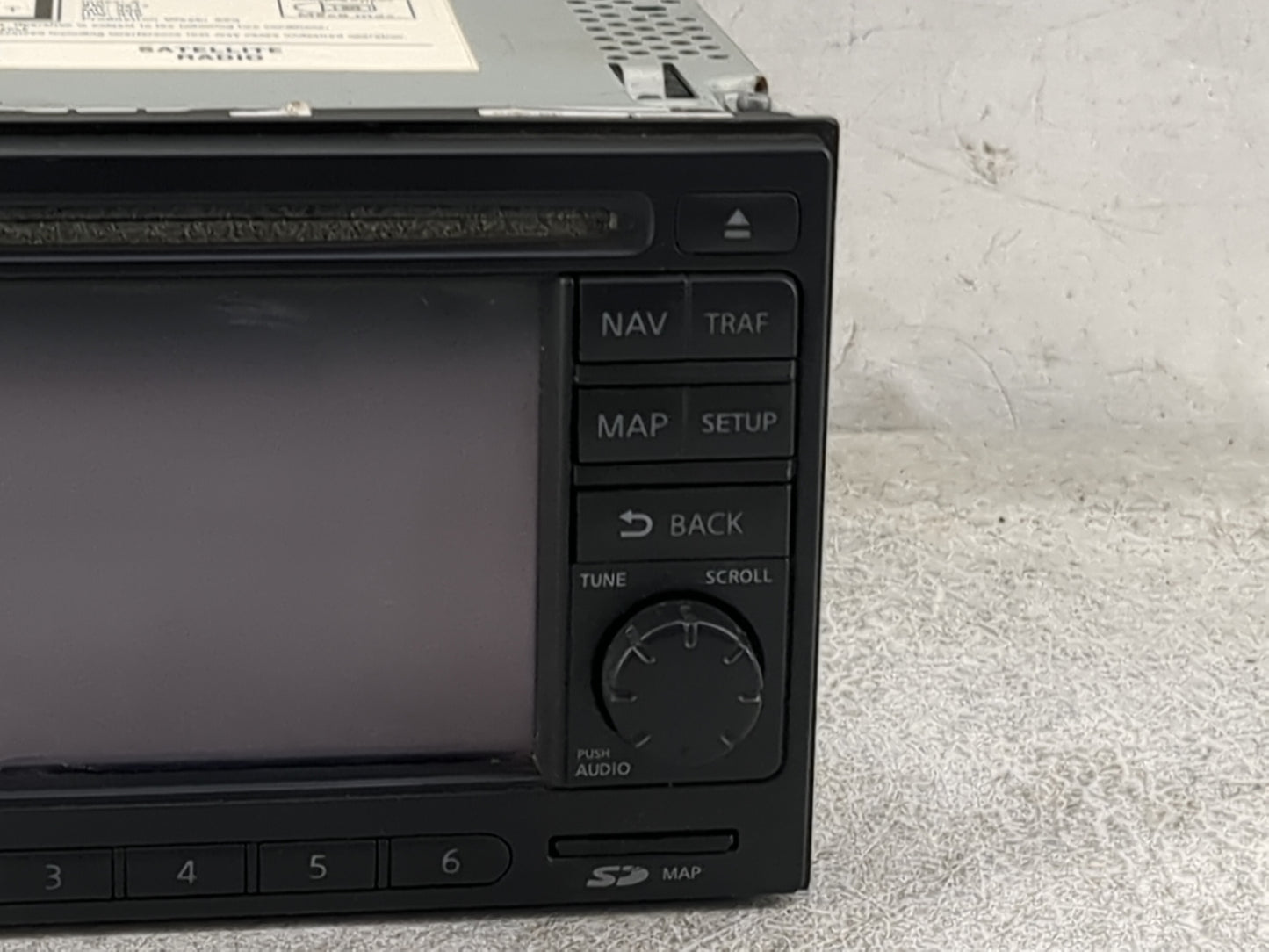 2010-2011 Nissan Versa Radio AM FM Cd Player Receiver Replacement P/N:25915ZW80B 7612830011 Fits Fits 2010 2011 OEM Used Aut