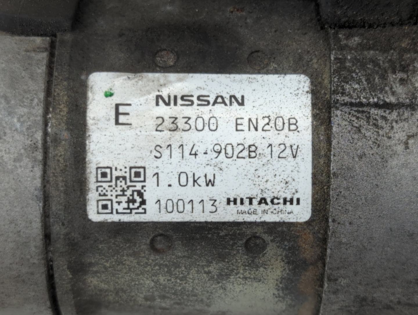 2010-2012 Nissan Versa Car Starter Motor Solenoid OEM P/N:23300 EN20B Fits Fits 2010 2011 2012 2013 OEM Used Auto Parts - Oe