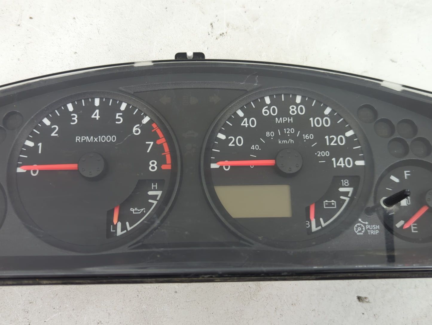 2010 Nissan Xterra Instrument Cluster Speedometer Gauges P/N:24810-ZL80E Miles: Fits OEM Used Auto Parts - Oemusedautoparts1