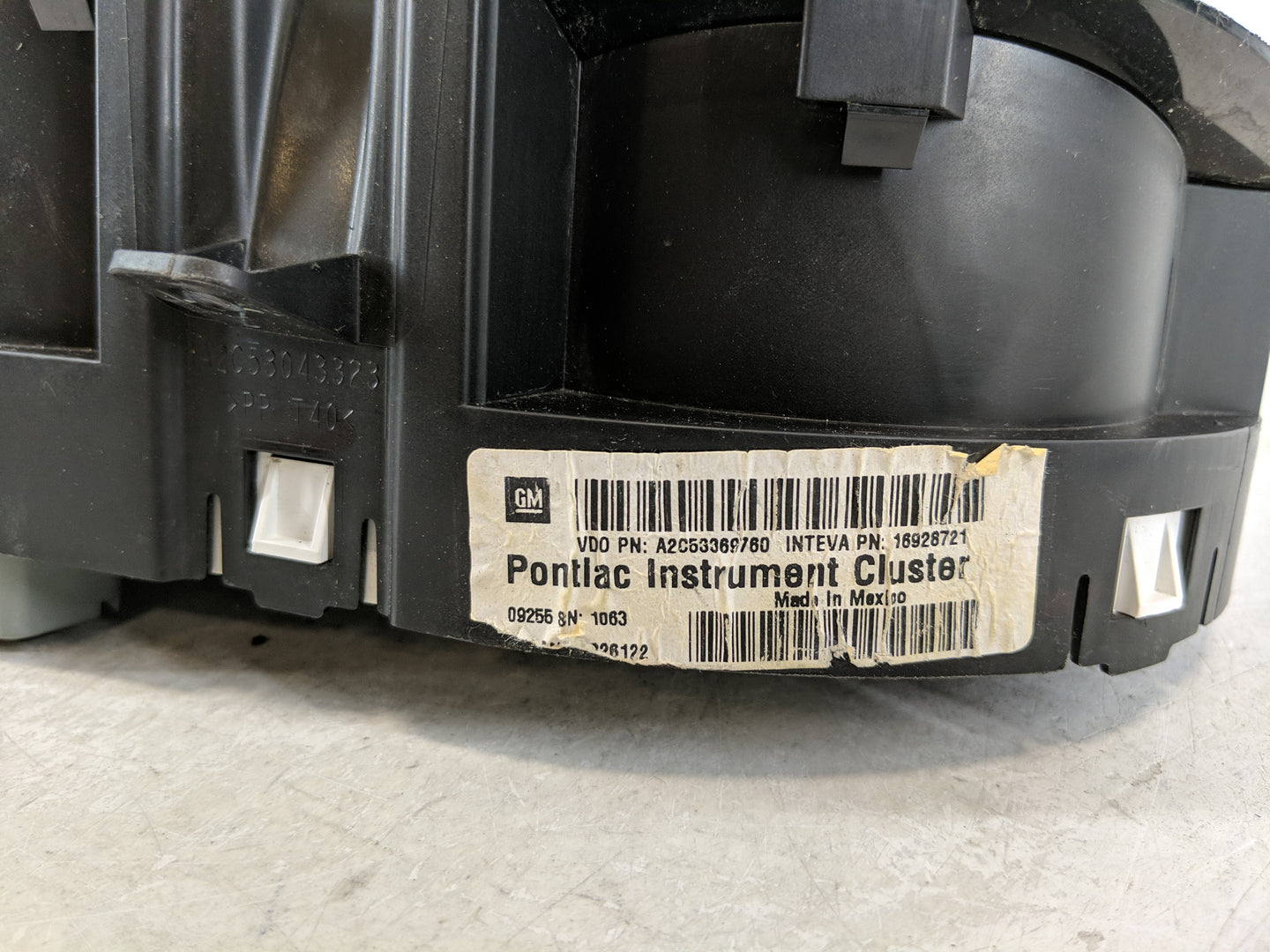 2010 Pontiac G6 Instrument Cluster Speedometer Gauges P/N:16928721 Fits OEM Used Auto Parts - Oemusedautoparts1.com