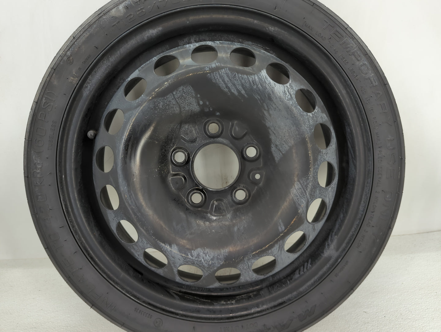 2010 Pontiac G6 Spare Donut Tire Wheel Rim Oem - Oemusedautoparts1.com