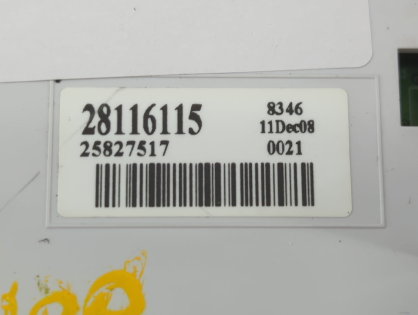 2009-2010 Pontiac G6 Climate Control Module Temperature AC/Heater Replacement P/N:28116115 Fits Fits 2009 2010 OEM Used Auto