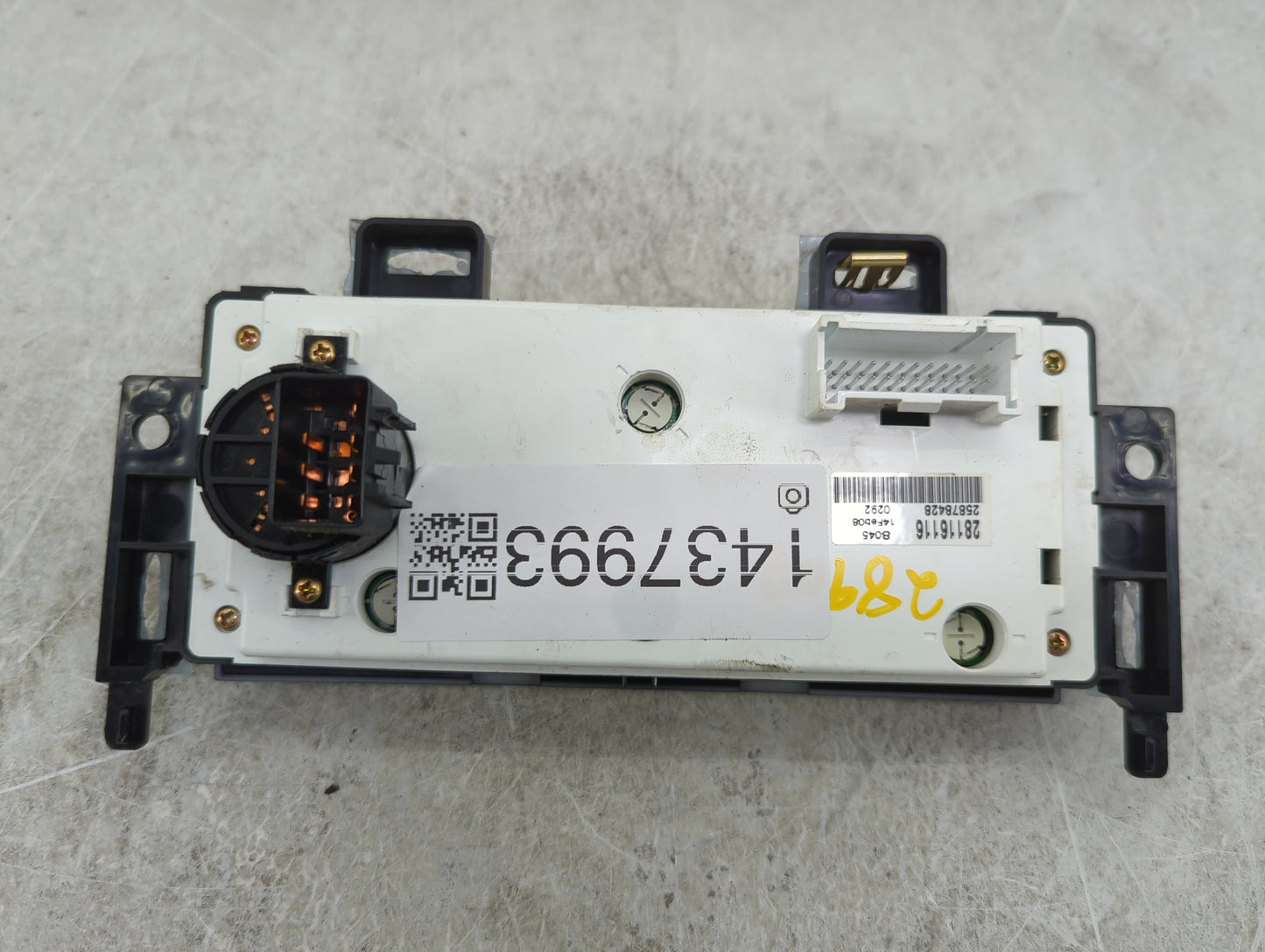2009-2010 Pontiac G6 Climate Control Module Temperature AC/Heater Replacement P/N:28116116 Fits Fits 2009 2010 OEM Used Auto