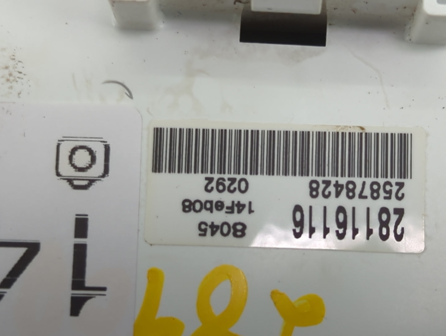 2009-2010 Pontiac G6 Climate Control Module Temperature AC/Heater Replacement P/N:28116116 Fits Fits 2009 2010 OEM Used Auto