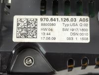 2010-2016 Porsche Panamera Instrument Cluster Speedometer Gauges P/N:970 641 126 03 Fits Fits 2010 2011 2012 2013 2014 2015 