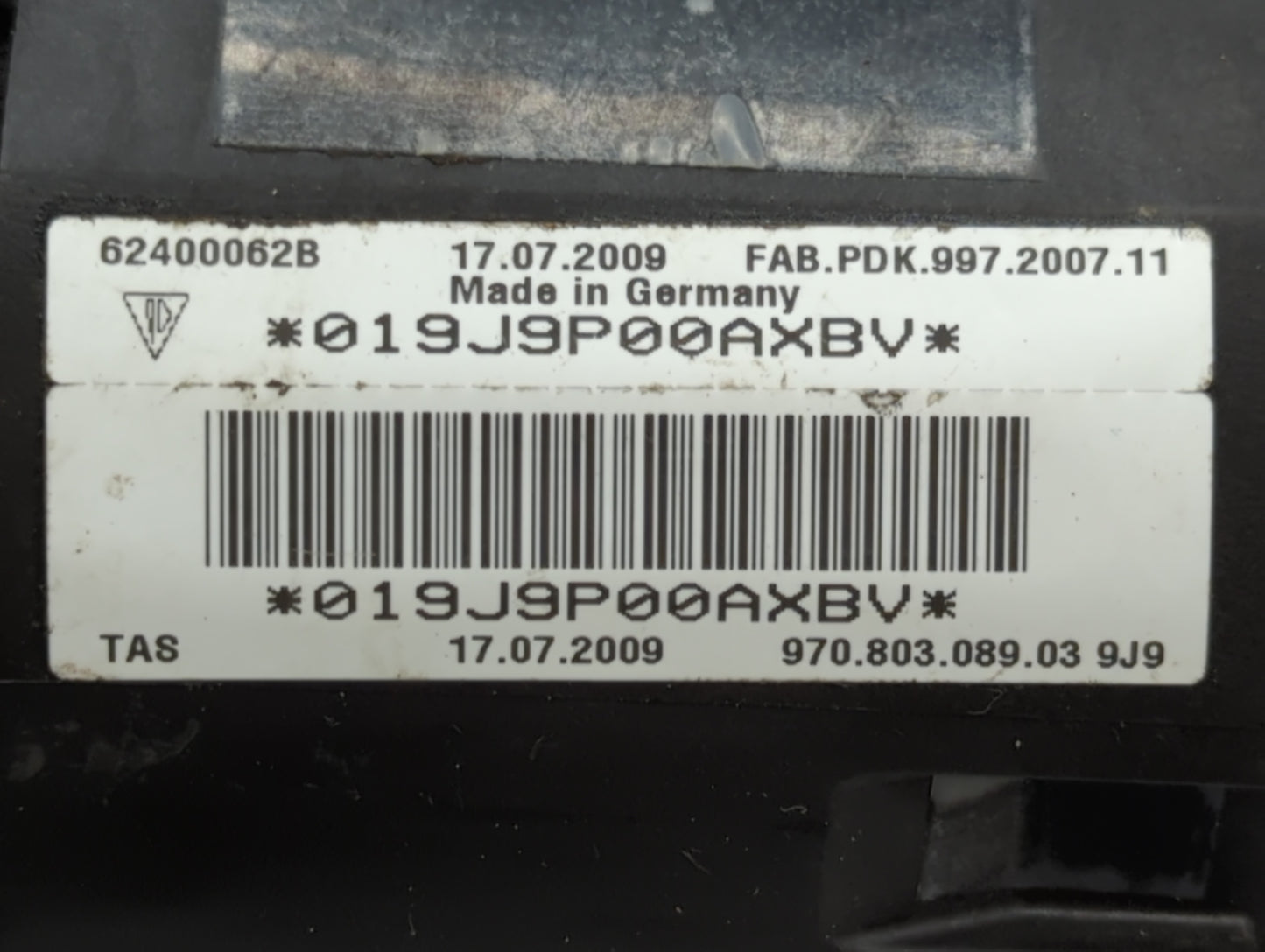 2010-2016 Porsche Panamera Air Bag Driver Left Steering Wheel Mounted P/N:970 803 089 03 019J9P00 Fits OEM Used Auto Parts -