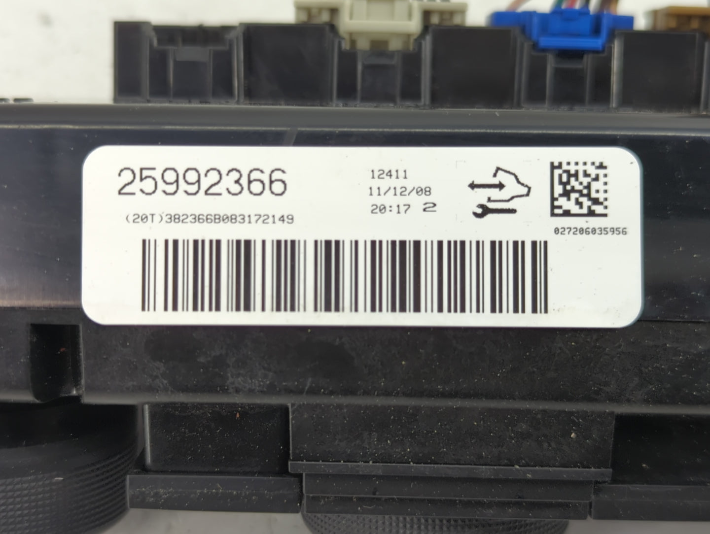 2008-2010 Saturn Vue Climate Control Module Temperature AC/Heater Replacement P/N:25992366 Fits Fits 2008 2009 2010 OEM Used