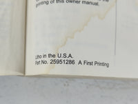 2010 Saturn Vue Owners Manual Book Guide P/N:25951286 A OEM Used Auto Parts - Oemusedautoparts1.com