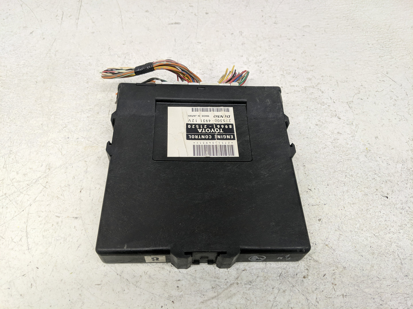 2008-2010 Scion Tc PCM Engine Control Computer ECU ECM PCU OEM P/N:275300-4931 89661-21520 Fits Fits 2008 2009 2010 OEM Used