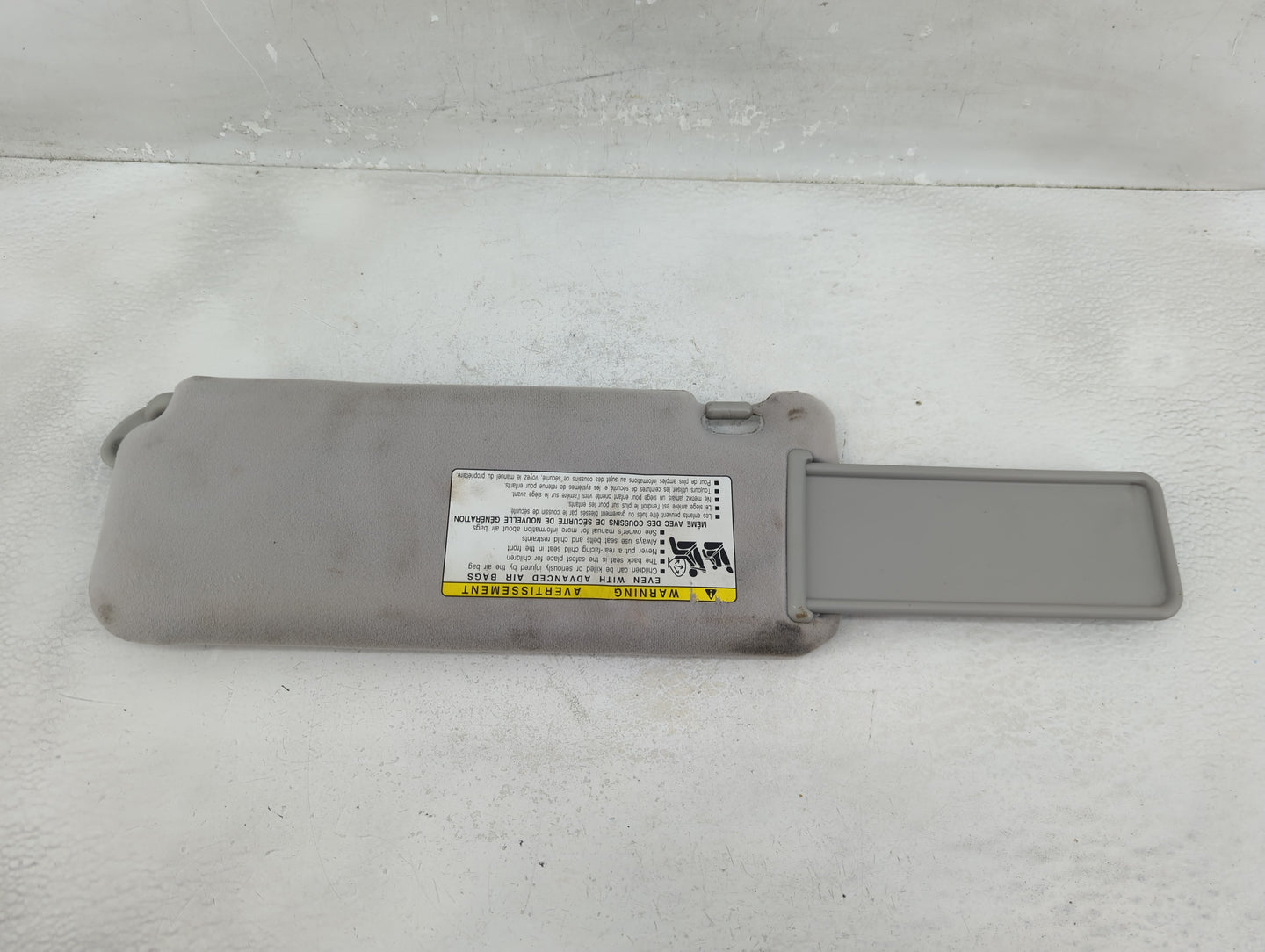 2007-2010 Scion Tc Sun Visor Shade Replacement Passenger Right Mirror Fits Fits 2007 2008 2009 2010 OEM Used Auto Parts - Oe