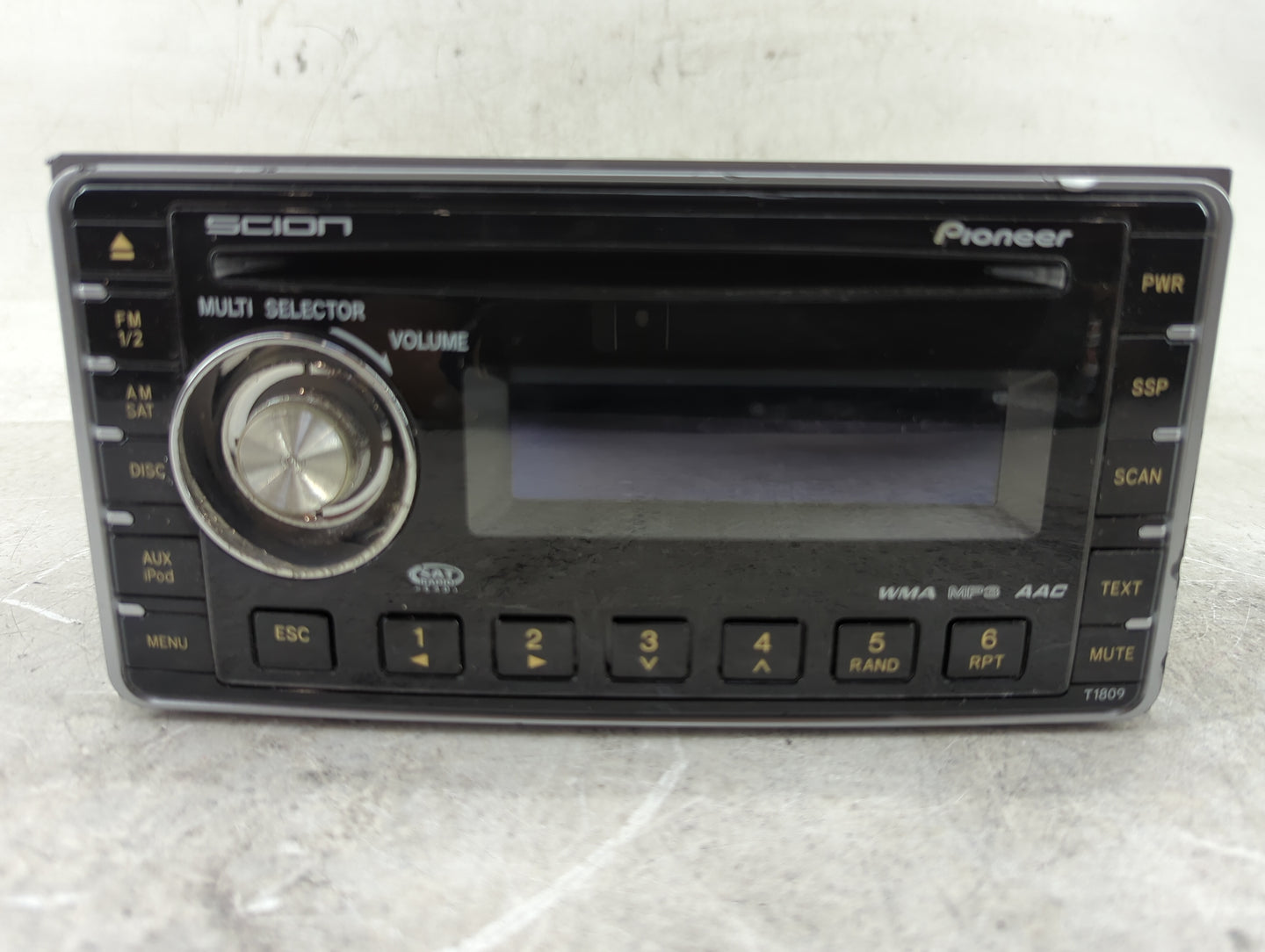 2006-2010 Scion Tc Radio AM FM Cd Player Receiver Replacement P/N:PT546-00081 Fits OEM Used Auto Parts - Oemusedautoparts1.c