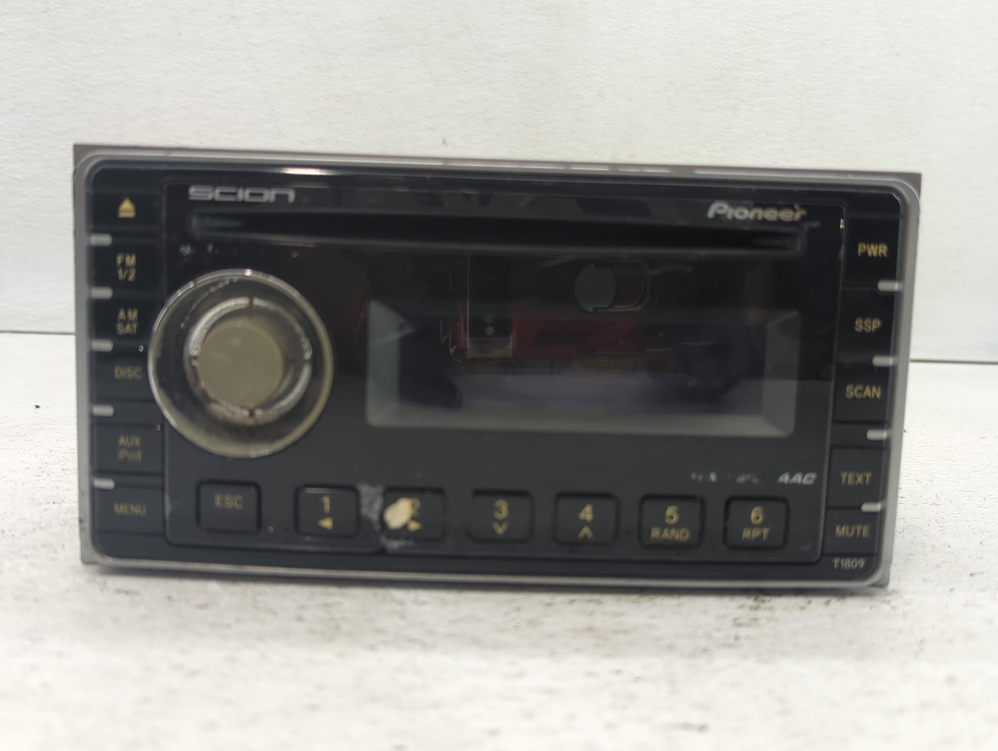 2006-2010 Scion Tc Radio AM FM Cd Player Receiver Replacement P/N:PT546-00081 Fits OEM Used Auto Parts - Oemusedautoparts1.c